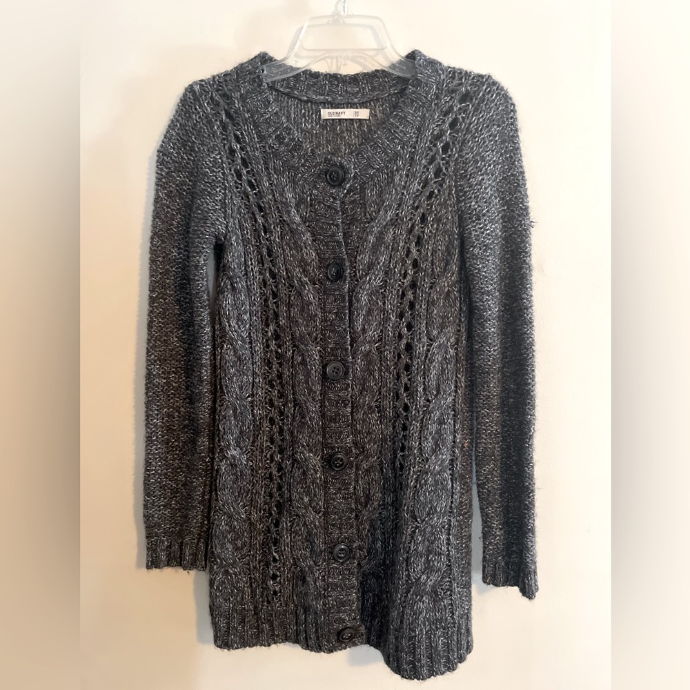 Old Navy large button long cardigan